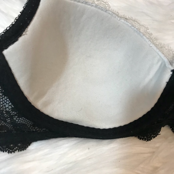 Victoria’s Secret Black Lace Lined Demi Bra 34B - Picture 5 of 8